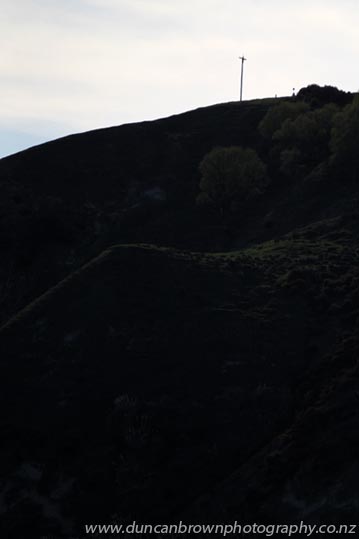On a hill, far away, stood an old rugged cross... photograph