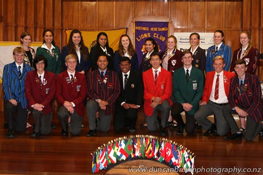 Hastings Heretaunga Lions Club held their annual Young Achievers Awards this week photograph