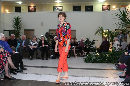 Just one photo from a fun night fashion parade by Complements, a Napier retailer, at Princess Alexandra Retirement Village in Napier photograph
