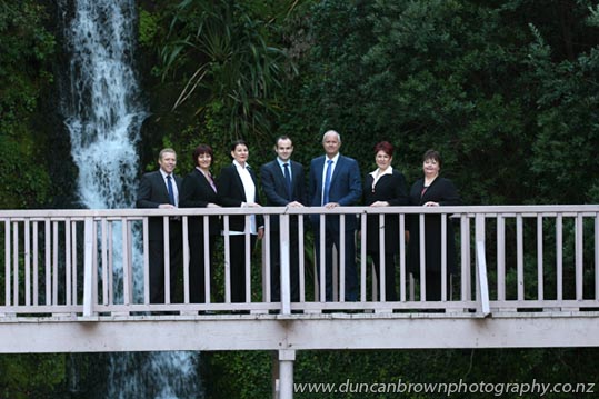 The team at Beth Shan Funerals in Napier photograph